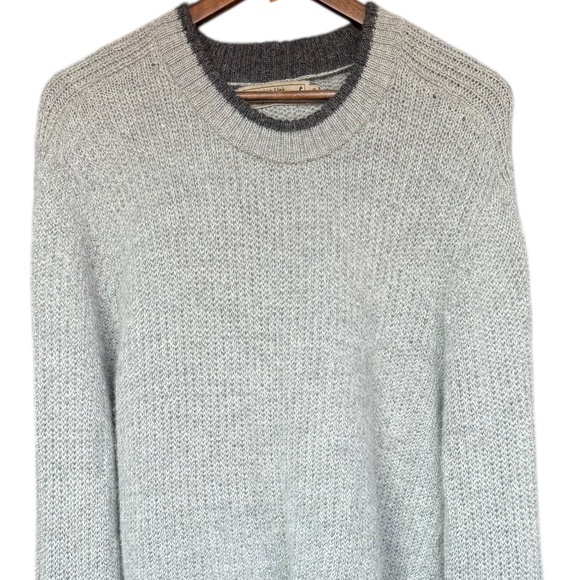 Peruvian Link 100% Alpaca Gray Crewneck Sweater Sz S - Picture 2 of 7